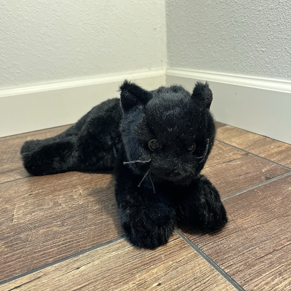The Bearington Collection "JINX" Black Cat Soft Plush Toy 18"